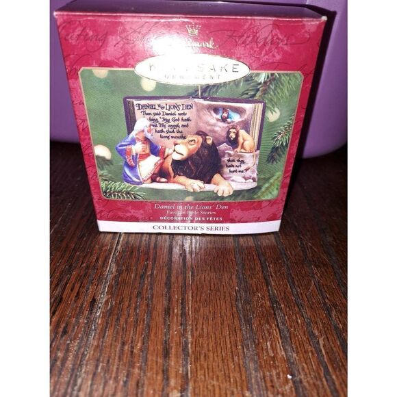 Vintage 2001 Hallmark Keepsake Daniel Lions Den Christmas Holiday Tree Ornament - Picture 3 of 4